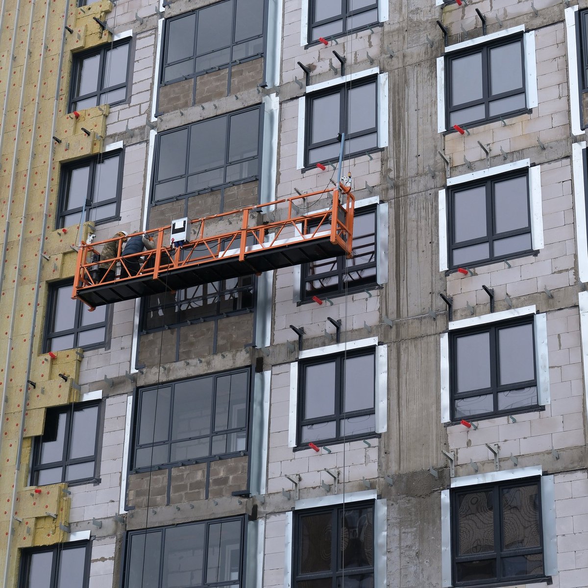 Professional roofing work